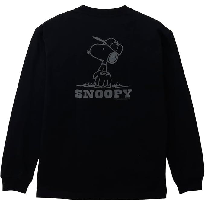 Hanes ヘインズ スヌーピー コラボ ビーフィ tシャツ BEEFY-T PEANUTS Tシャツ 長袖 メンズ 綿100％ スヌーピー キャラクターTシャツ(HM4-E001) | Hanes | 01