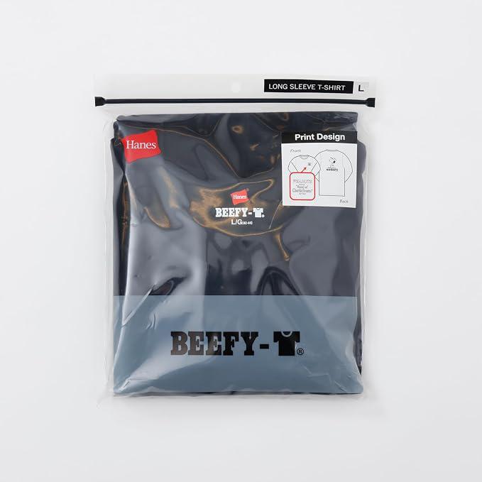 Hanes ヘインズ スヌーピー コラボ ビーフィ tシャツ BEEFY-T PEANUTS Tシャツ 長袖 メンズ 綿100％ スヌーピー キャラクターTシャツ(HM4-E001) | Hanes | 02