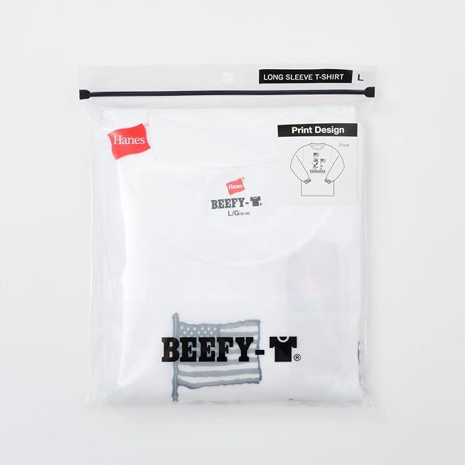 Hanes ヘインズ スヌーピー コラボ ビーフィ tシャツ BEEFY-T PEANUTS Tシャツ 長袖 メンズ 綿100％ スヌーピー キャラクターTシャツ(HM4-E002) | Hanes | 01