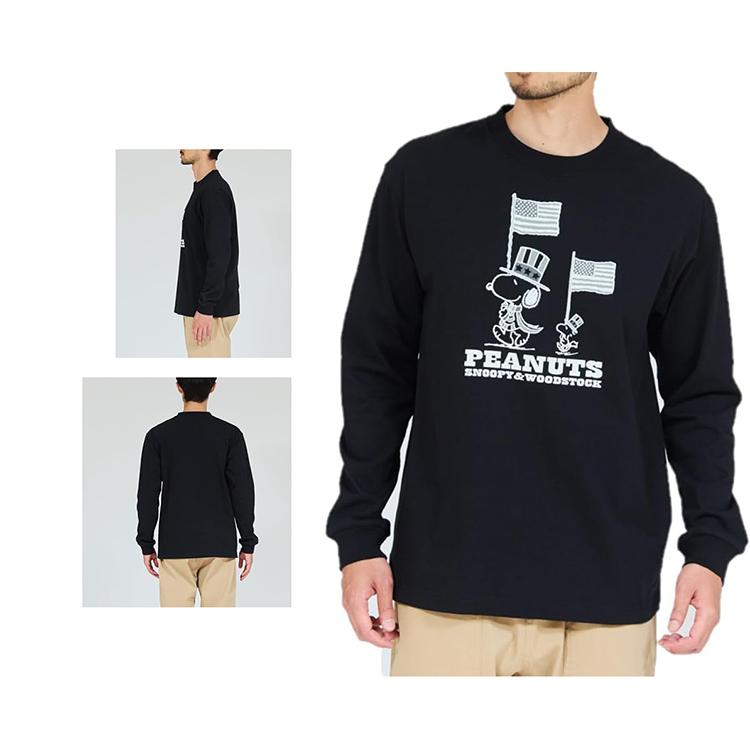 Hanes ヘインズ スヌーピー コラボ ビーフィ tシャツ BEEFY-T PEANUTS Tシャツ 長袖 メンズ 綿100％ スヌーピー キャラクターTシャツ(HM4-E002) | Hanes | 06