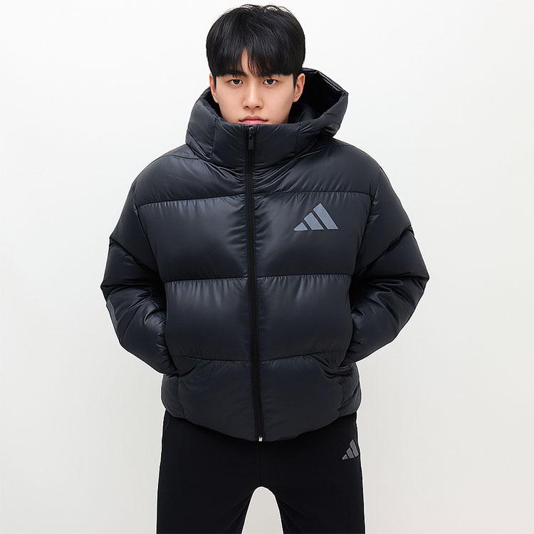 adidas（アディダス） メンズ ダウンジャケット フード付き ダウン