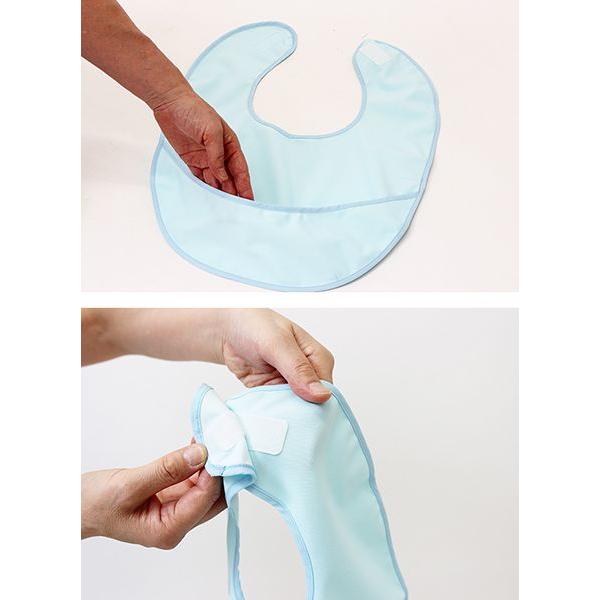 介護用ハーフエプロン食事用（日本製）(32053) |  | 01