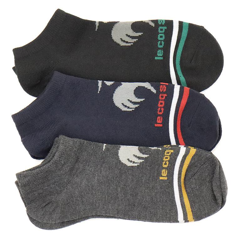 lecoqsportif ルコック ソックス メンズ 3足セット 靴下 セット