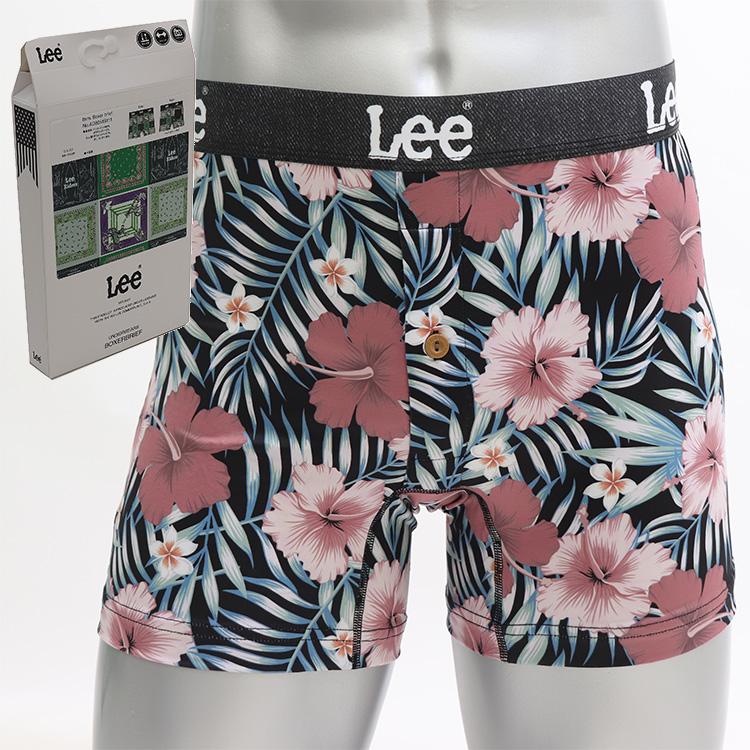 リー（Lee） ボクサーパンツ おしゃれ バックポケット 付き ポケット付き 前あき ボタン 吸汗速乾 ストレッチ | Lee