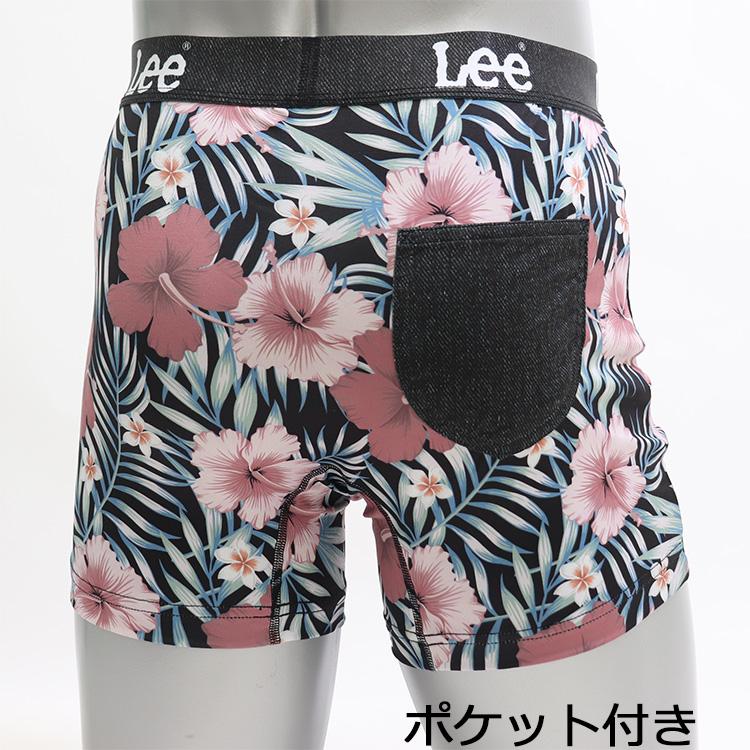 リー（Lee） ボクサーパンツ おしゃれ バックポケット 付き ポケット付き 前あき ボタン 吸汗速乾 ストレッチ | Lee | 01