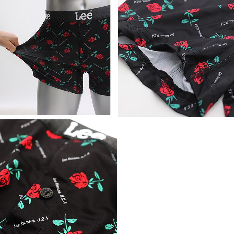 リー（Lee） ボクサーパンツ おしゃれ バックポケット 付き ポケット付き 前あき ボタン 吸汗速乾 ストレッチ | Lee | 02