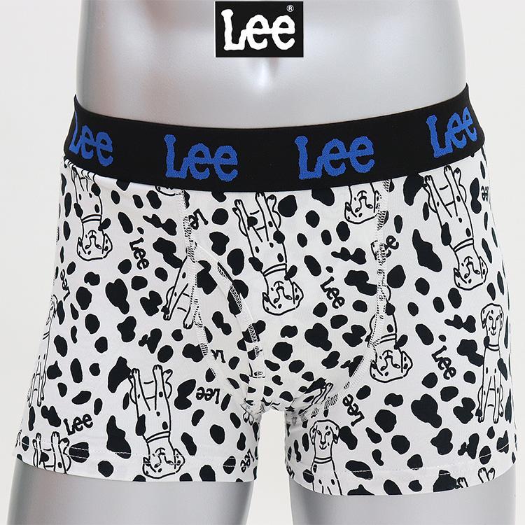 リー（Lee） ボクサーパンツ メンズ アニマル柄 犬柄 前開き 綿 ストレッチ 下着 ボクサー パンツ 前あき かわいい ボクサー ブランド | Lee