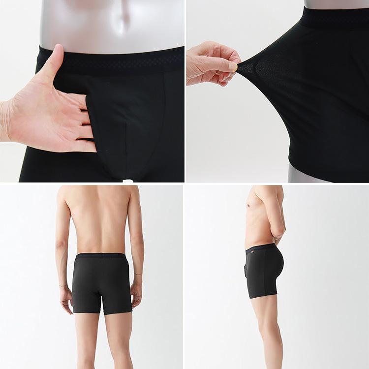 グンゼ ホットマジック 日本製 あったか ロングボクサーパンツ ロングボクサー 前あき 冬 ボクサーパンツ ロング 下着 暖か インナー 前開き | YG | 02