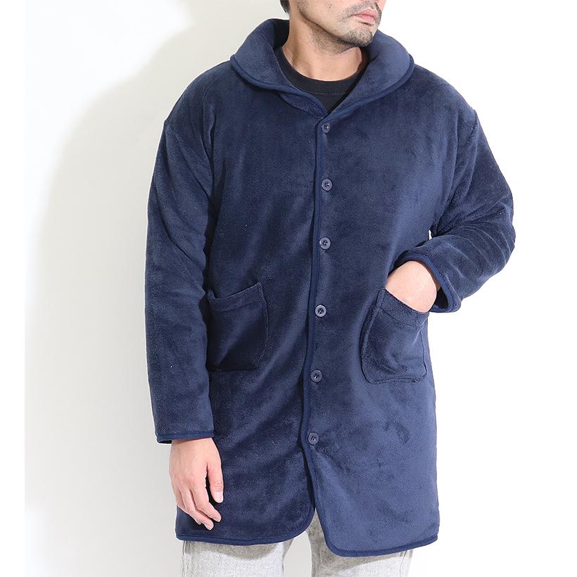 冬用 ルームウェア パジャマ ナイトガウン ワンピース 前開き レディース 大人 高級 着る毛布 羽織 もこもこ ロングカーディガン 暖かい 真冬 ボア ネル 表裏起毛 ふわもこ パーカー フード付き あったか 長袖 厚手 かわいい フリル リボン 無地 部屋着 室内着 ID3315 main image 1