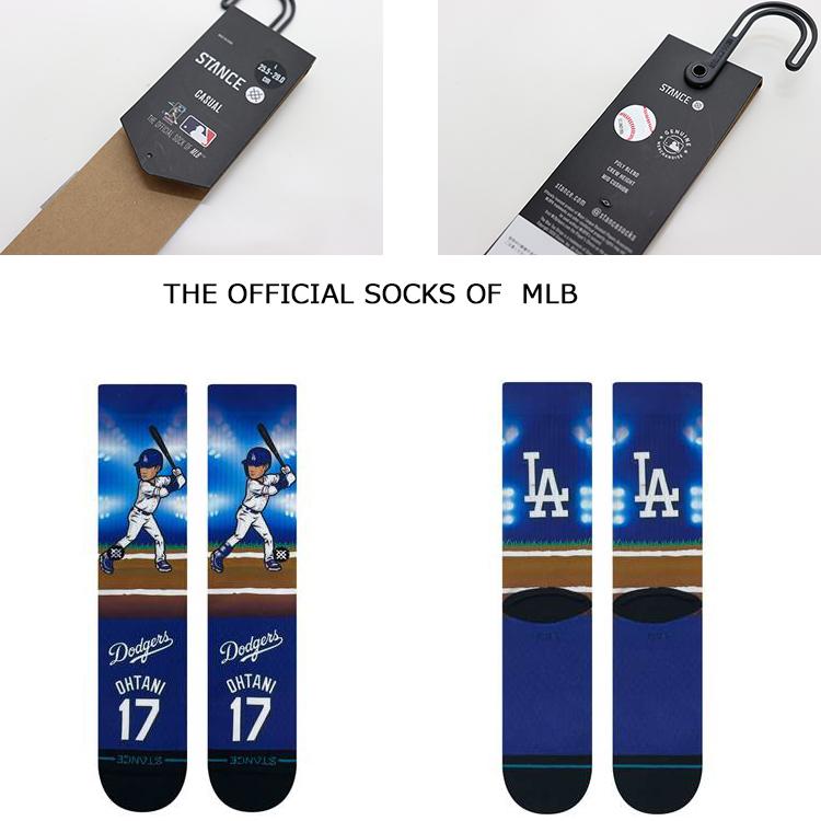 MLB オフィシャル ソックス 大谷 翔平 グッズ スタンス 靴下 メンズ