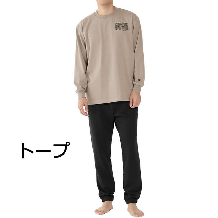 冬用 チャンピオン メンズ あったか 裏起毛 パジャマ 綿混 アメカジ 上下セットアップ ボア 起毛 ルームウエア  グッズ 防寒 保温 | Champion | 02