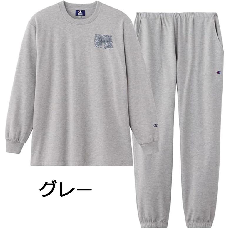 冬用 チャンピオン メンズ あったか 裏起毛 パジャマ 綿混 アメカジ 上下セットアップ ボア 起毛 ルームウエア  グッズ 防寒 保温 | Champion | 09