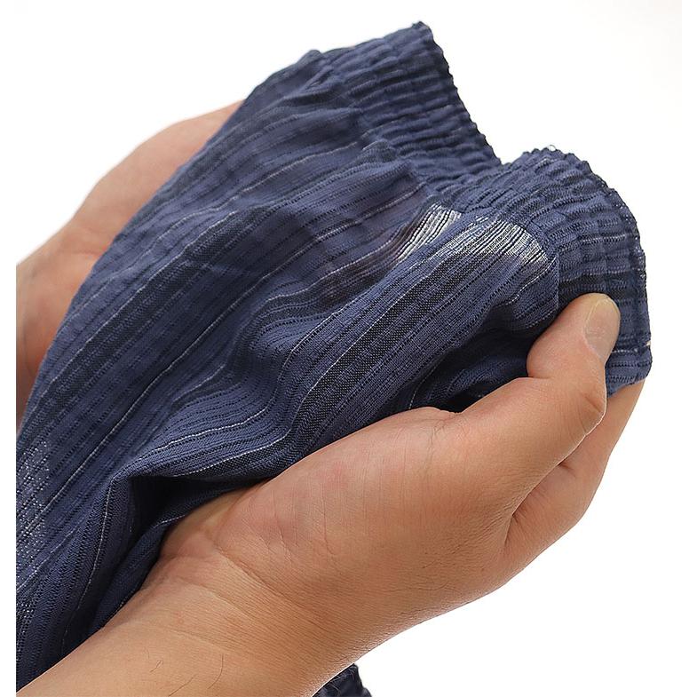 しじら織り ステテコ ルームウエア セット 夏 メンズ 綿100％ 夏 上下セット  14-747 しじら織 |  | 05