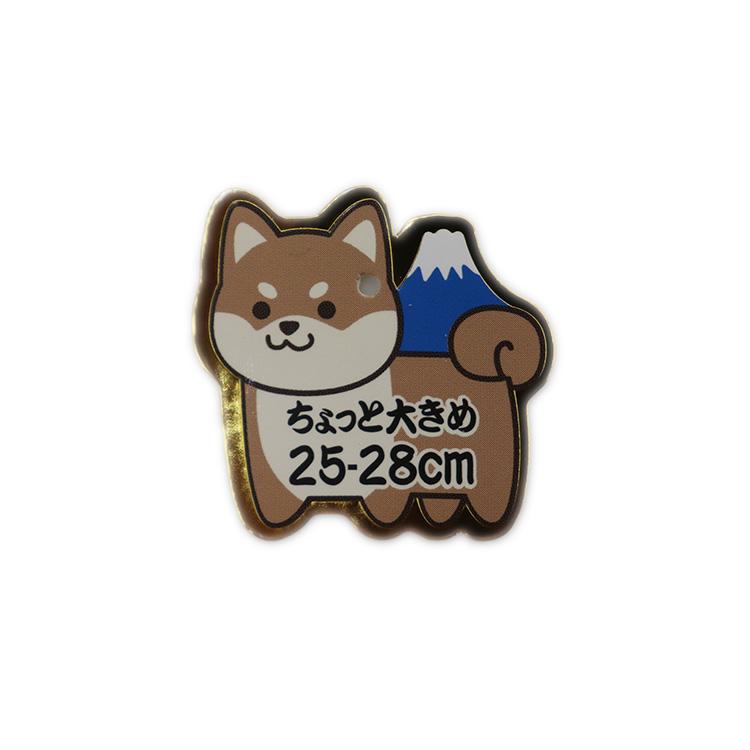 5足セット メンズ 足袋ソックス 柴犬 富士山 犬柄 和柄 25-28cm 男性用