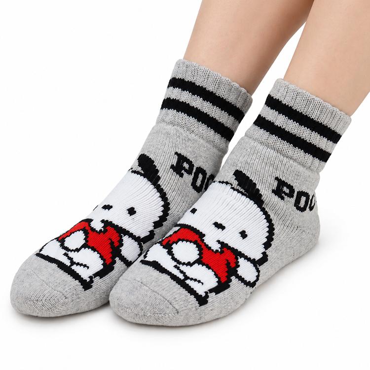 冬用 ホカロン ポチャッコ コラボ ソックス サンリオ 靴下 レディース 裏パイル 23-25センチ キャラクター グッズ あったか | 