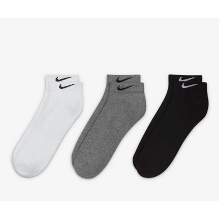NIKE 【3足組】ナイキ スニーカー丈 ソックス 3足セット 25-27 27-29 