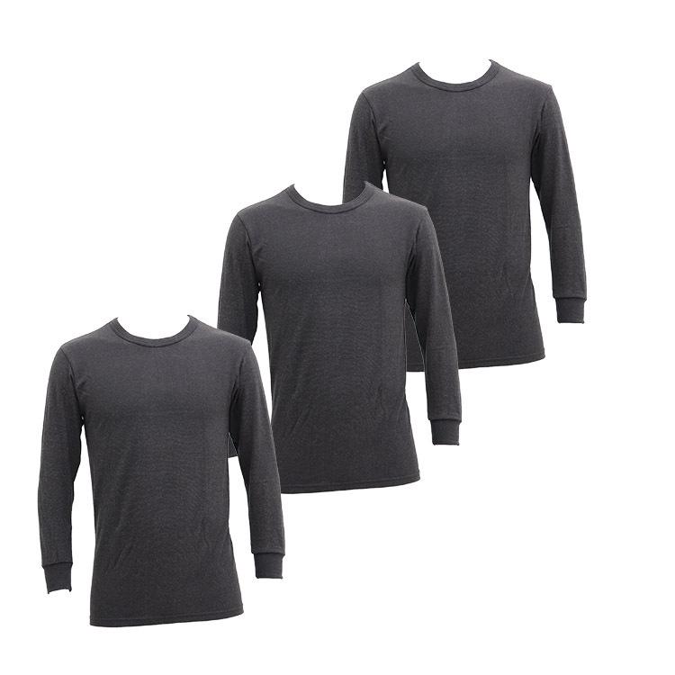 3枚セット 東レ ソフトサーモ シャツ 長袖 冬 インナー 吸湿発熱