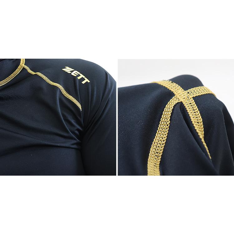 ZETT コンプレッションインナー 上下セット メンズ 野球 アンダー