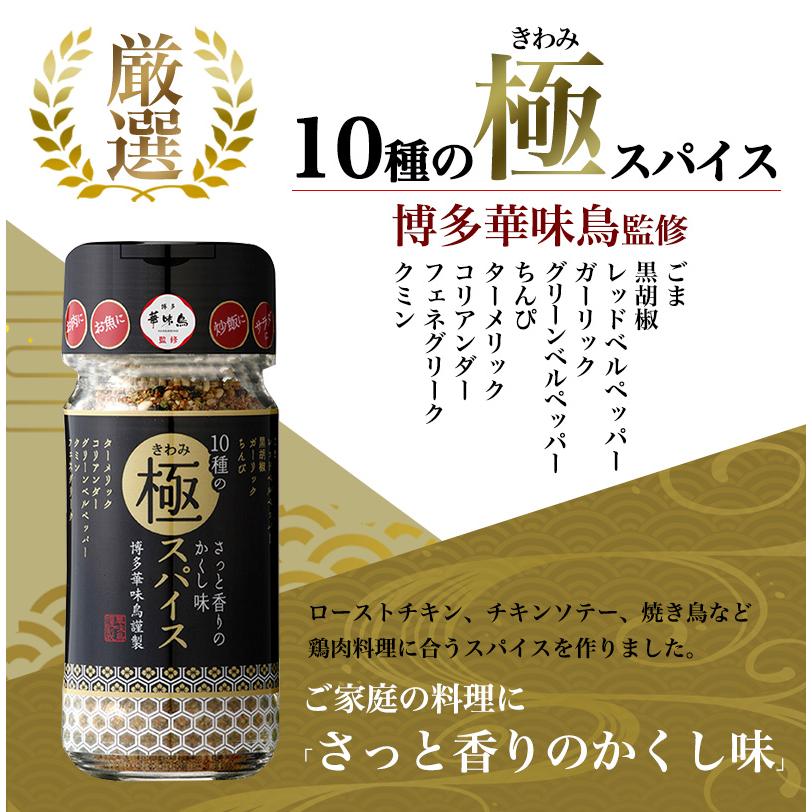 博多華味鳥 10種の極スパイス 55g 2本セット 調味料 スパイス