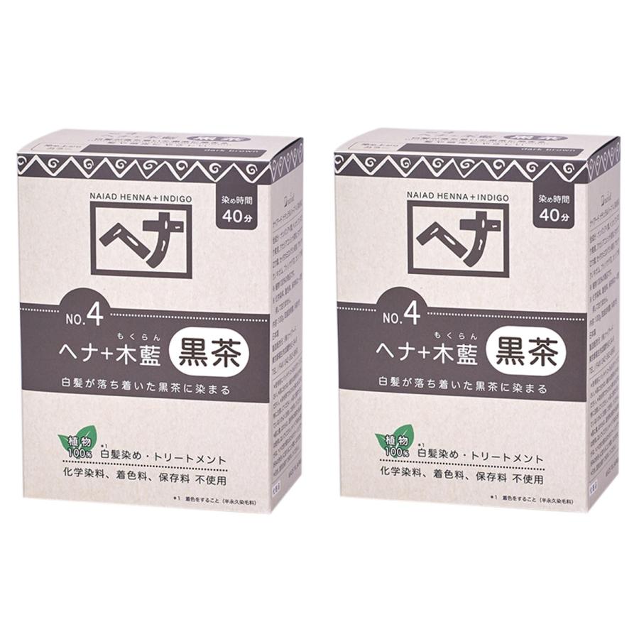 完璧 Naiad ナイアード ヘナ黒茶 100g×2個セット 白髪染め ヘアカラー トリートメント効果 全国一律送料無料 条件一切な し 完璧 Naiad ナイアード ヘナ黒茶 100g×2個セット 白髪染め ヘアカラー トリートメント効果 全国一律送料無料 条件一切な し