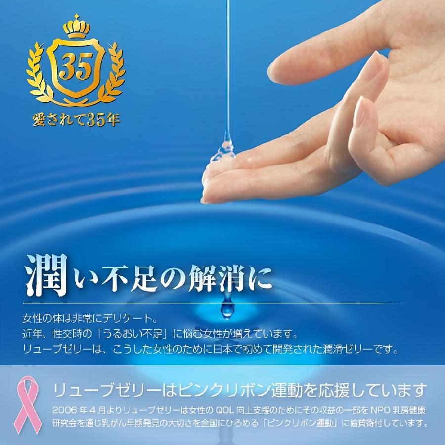 リューブゼリー 分包タイプ (5g×5包) 10箱セット 潤滑ゼリー 水溶性潤滑ゼリー 女性用 日本製 性交痛緩和｜vape-land｜02