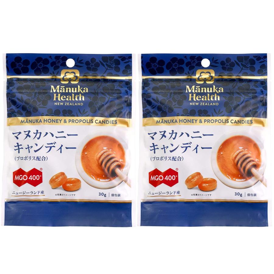 マヌカヘルス マヌカハニーキャンディ 30g×2袋セット プロポリス配合 