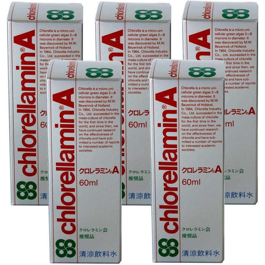 正規販売店 クロレラミンA 60ml×5本セット クロレラ工業 クロレラ