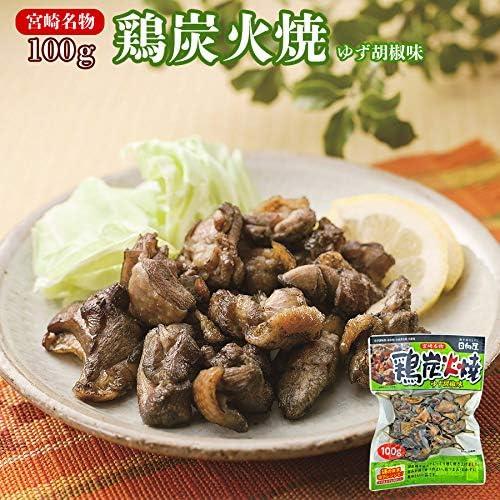 日向屋 宮崎名物 鶏炭火焼 100g×3袋＋鶏炭火焼 ゆず胡椒味 90g×3袋 セット 国産 焼き鳥 送料無料｜vape-land｜07