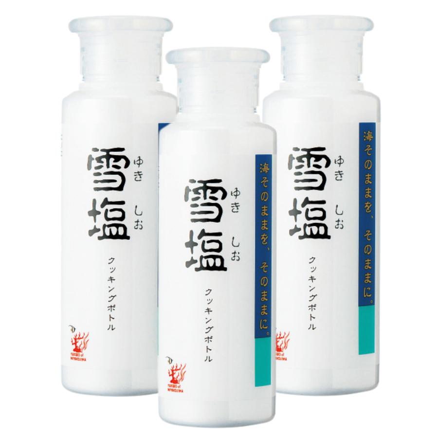 宮古島の雪塩 パラダイスプラン 雪塩 クッキングボトル 50g×3本セット