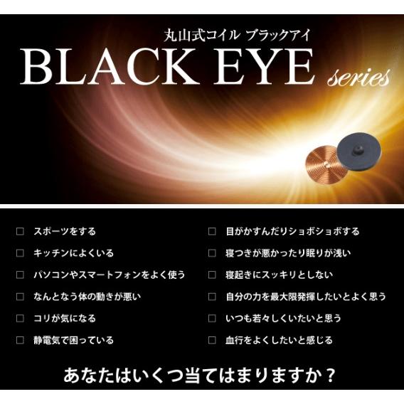 電磁波防止シート 電磁波対策 電波対策 電磁波カット ６個入り 丸山式コイル ブラックアイ 貼り替えシール30枚付き 送料無料｜vape-land｜02