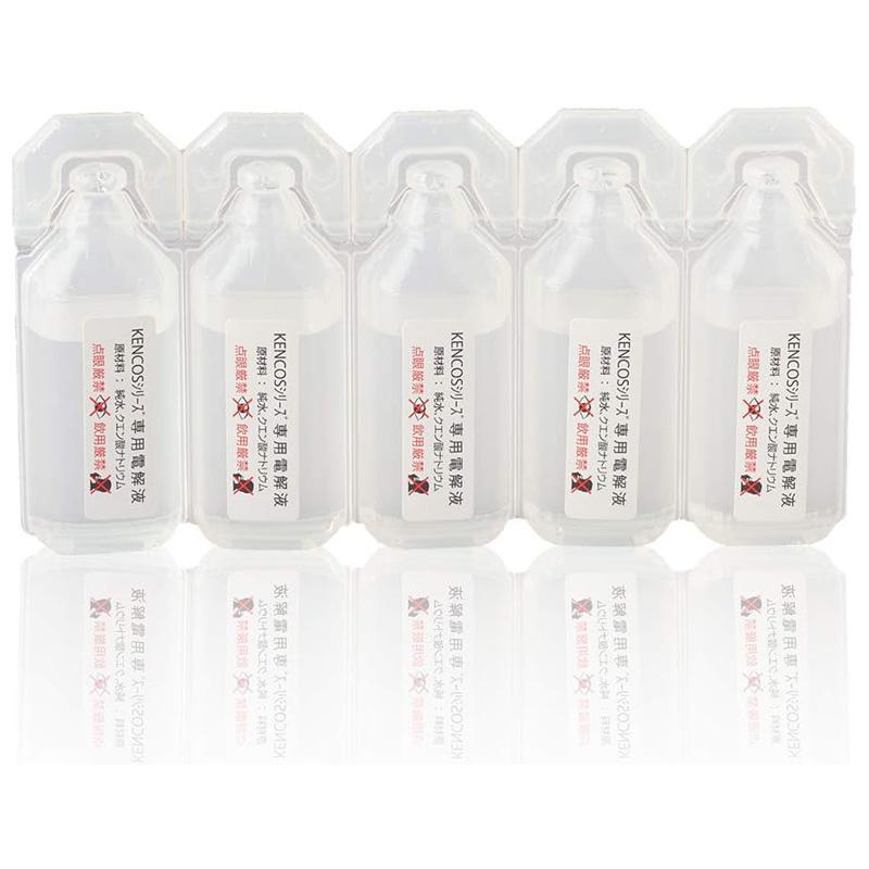 KENCOS PREMIUM 専用電解液 カートリッジセット ケンコス 専用電解液(9ml×5) 8袋セット 使い切りタイプ KENCOS アクア