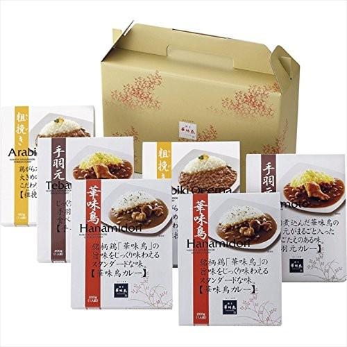 博多華味鳥 カレーセット レトルトカレー 6食 美味しい おすすめ 鶏肉 ギフトセット 絶品 贈答品 詰合せ 高級 プレゼントに  送料無料｜vape-land｜02