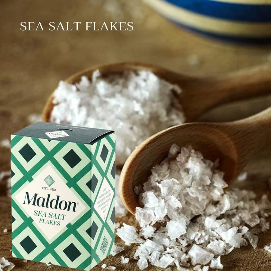 マルドン シーソルト 塩 海塩 食塩 ソルト 125g×２箱 マルドンの塩 結晶塩 クリスタル salt 天然塩 調味料｜vape-land｜05