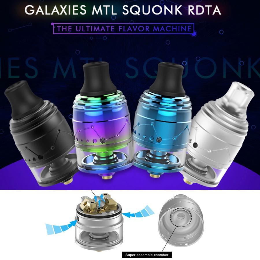 Vapefly Galaxies MTL Squonk RDTA 2ml アトマイザー : VAPEスターター - 通販 - Yahoo!ショッピング