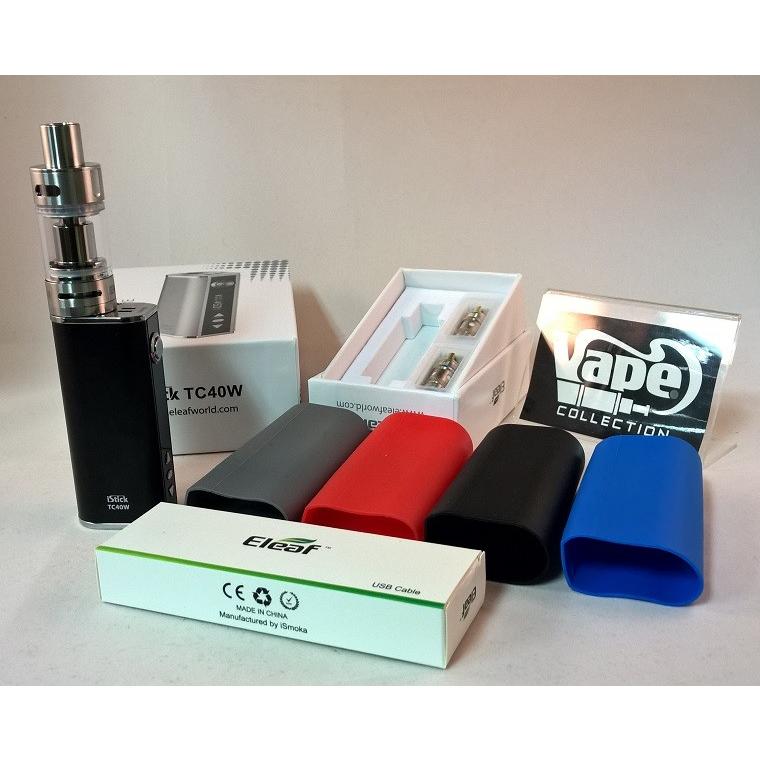 温度管理スターターキット第二弾 Eleaf iStick TC40W＋MELO 2 シリコン 