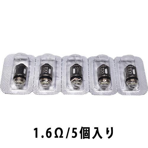 電子タバコ ベイプ Coil Cylinder コイルシリンダー JUSTFOG Q16 Q14 交換用 互換コイル 5個 1.6Ω ベプログ