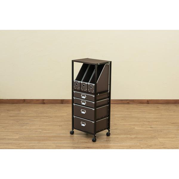 即納最大半額即納最大半額収納チェスト 収納ワゴン 5段 ブラウン