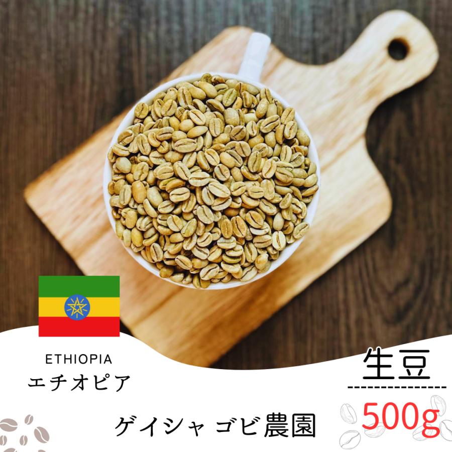 コーヒー 生豆 ゲイシャ ゴビ農園 エチオピア 500g 業務用 自宅焙煎