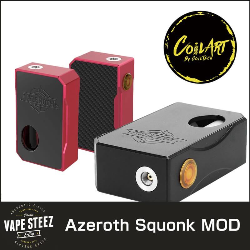 電子タバコ モッド AZEROTH SQUONK MOD メカニカルMOD メカスコ 18650 