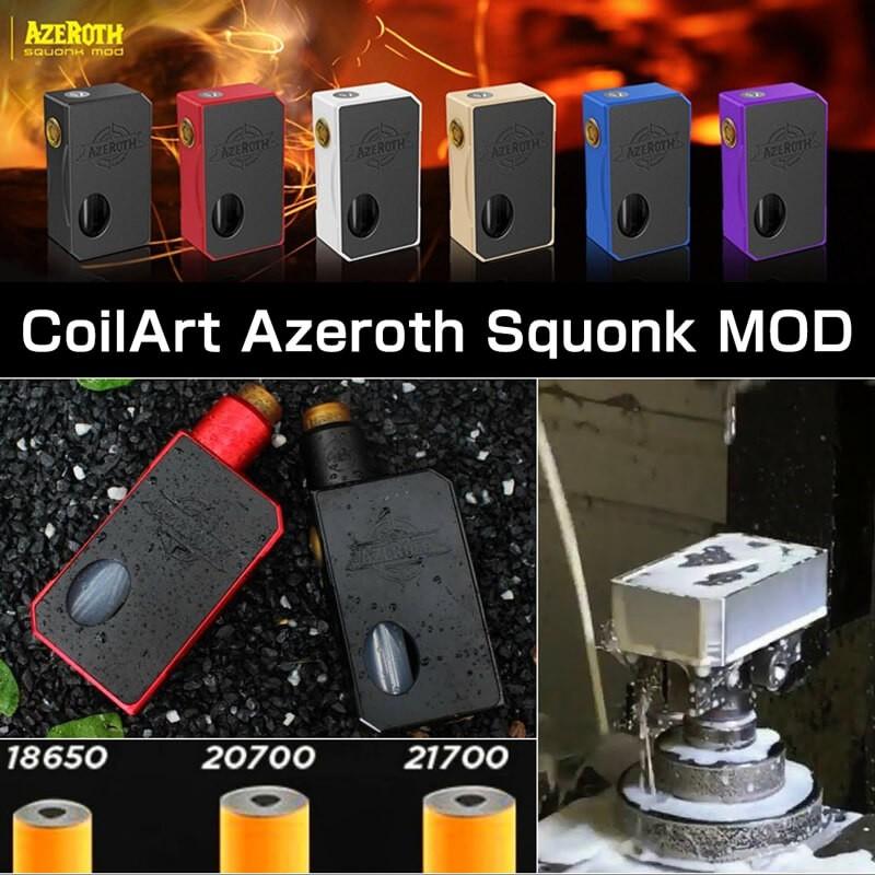 電子タバコ モッド AZEROTH SQUONK MOD メカニカルMOD メカスコ 18650 