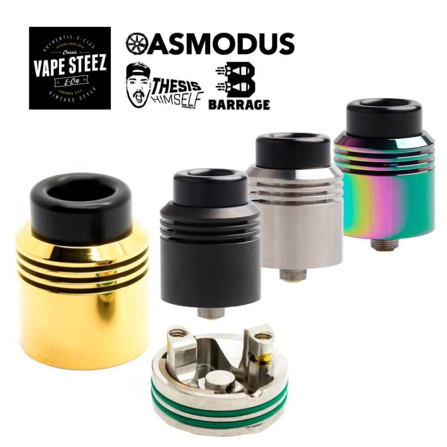 送料無料 Asmodus X Thesis Barrage Rda アズモダス シーシス バラージ 24mm 電子タバコ アトマイザー Vape Barrage Rda Vape Steez 通販 Yahoo ショッピング