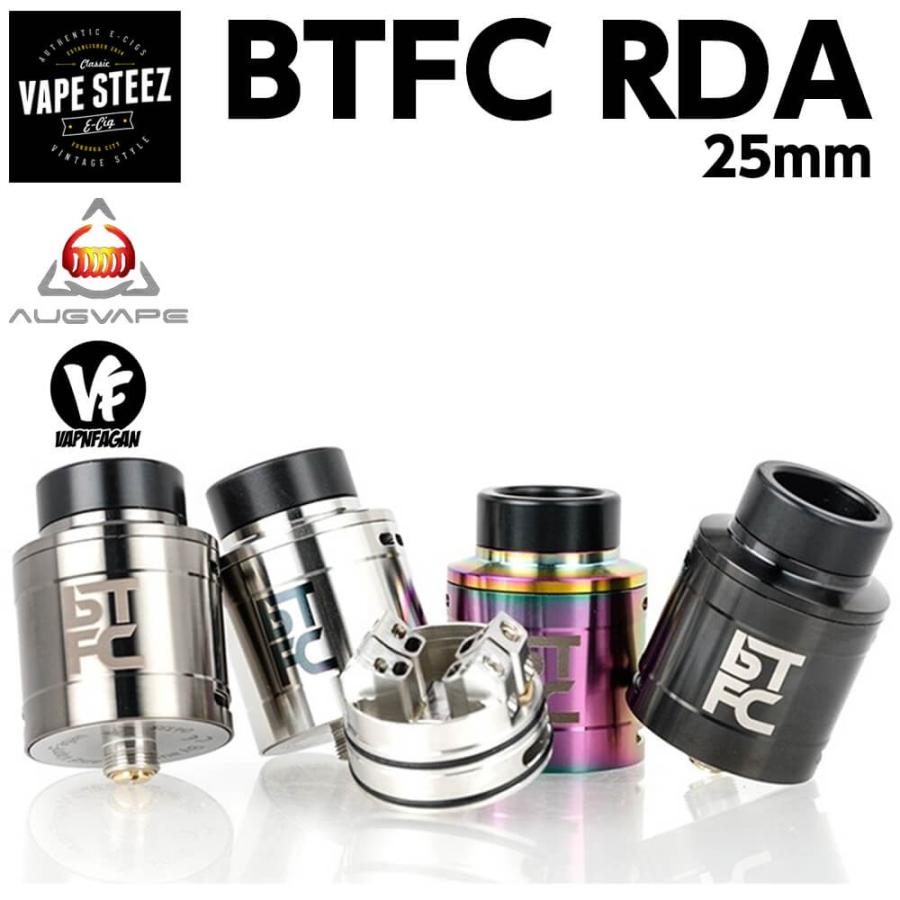 AUGVAPE BTFC RDA 電子タバコ アトマイザー 25mm 爆煙 フレーバーチェイサー BF対応｜vapesteez