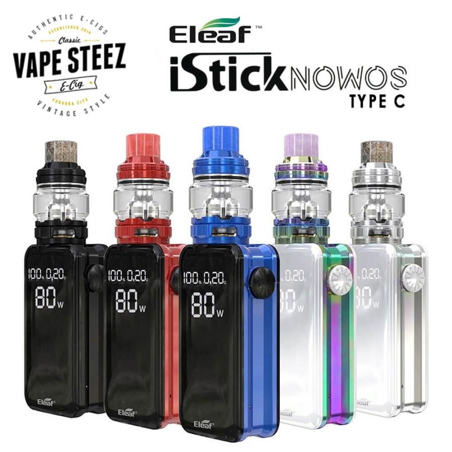 電子タバコ vape Eleaf iStick NOWOS 4400mAh + ELLO Duro (6.5ml) スターターキット イーリーフ｜vapesteez