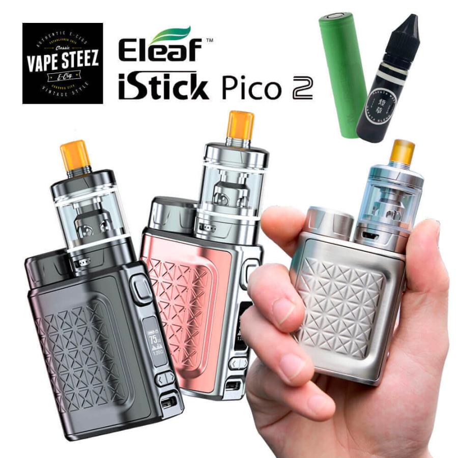 バッテリー リキッド付】Eleaf iStick Pico 2 イーリーフ アイスティック ピコ ツー 75W Mod Kit with Gzeno S Tank 本体 スターター キット VAPE 電子タバコ :istick-pico-2-pack:VAPE STEEZ - 通販 - Yahoo!ショッピング バッテリー リキッド付】Eleaf iStick Pico 2 イーリーフ アイスティック ピコ ツー 75W Mod Kit with Gzeno S Tank 本体 スターター キット VAPE 電子タバコ :istick-pico-2-pack:VAPE STEEZ - 通販 - Yahoo!ショッピング