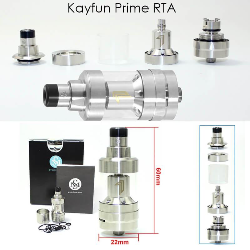 送料無料 あすつく ) SvoeMesto Kayfun Prime RTA 22mm スヴォエメスト 