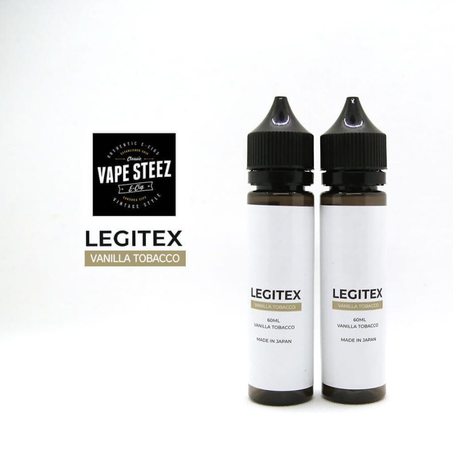 LEGITEX VANILLA TOBACCO 国産 電子タバコ リキッド 大容量 120ml VAPE  PloomTECH対応 myblu対応 60ml x 2｜vapesteez