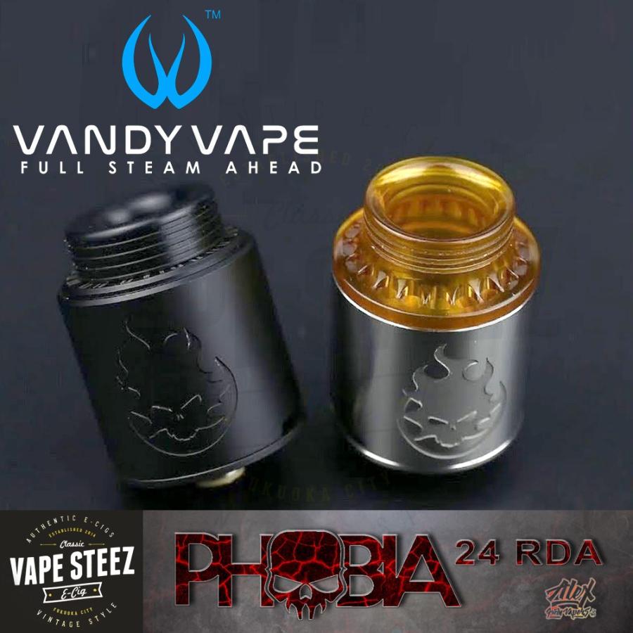 電子タバコ アトマイザー Vandy Vape Phobia Rda 24mm Bf対応 ドリッパー Phobia Rda Vape Steez 通販 Yahoo ショッピング