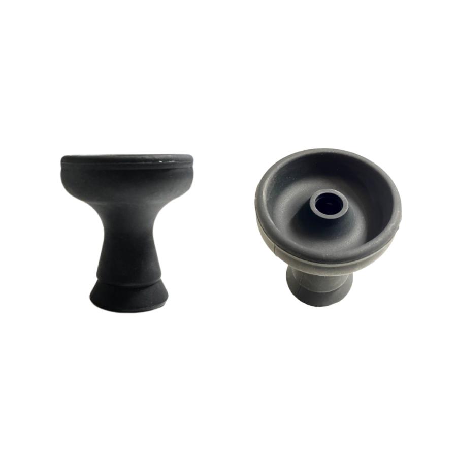 シリコン製 1つ穴 ボウル シーシャ用 クレイトップ ブラック