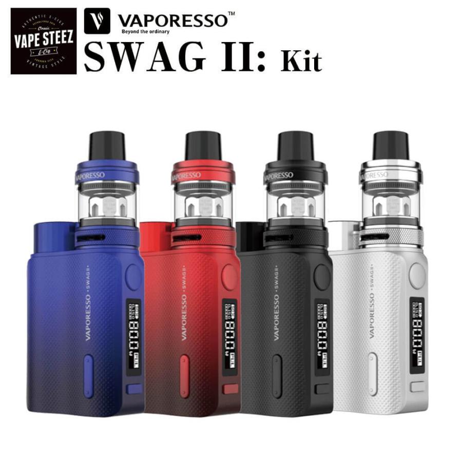 ( 送料無料 あすつく ) VAPORESSO SWAG2 Kit コンパクト 本体 VAPE 電子タバコ スターターキット swag2