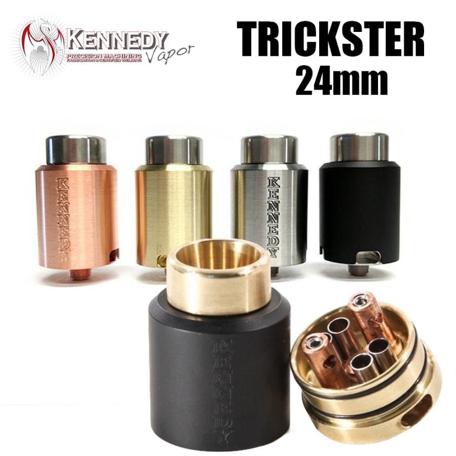 電子タバコ アトマイザー Rda Kennedy Vapor Trickster 24mm ２ポストデッキ ドリッパー Trickster24 Rda Vape Steez 通販 Yahoo ショッピング